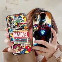 usa marvel comics phone case for xiaomi redmi 7s 7 7a 8 8a note 8 2021 7 8 8t pro soft tpu unisex liquid silicon shockproof