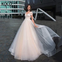 macdugal wedding dress 2022 simple sweetheart appliques short sleeve tulle long vestido de novia civil for women custom made
