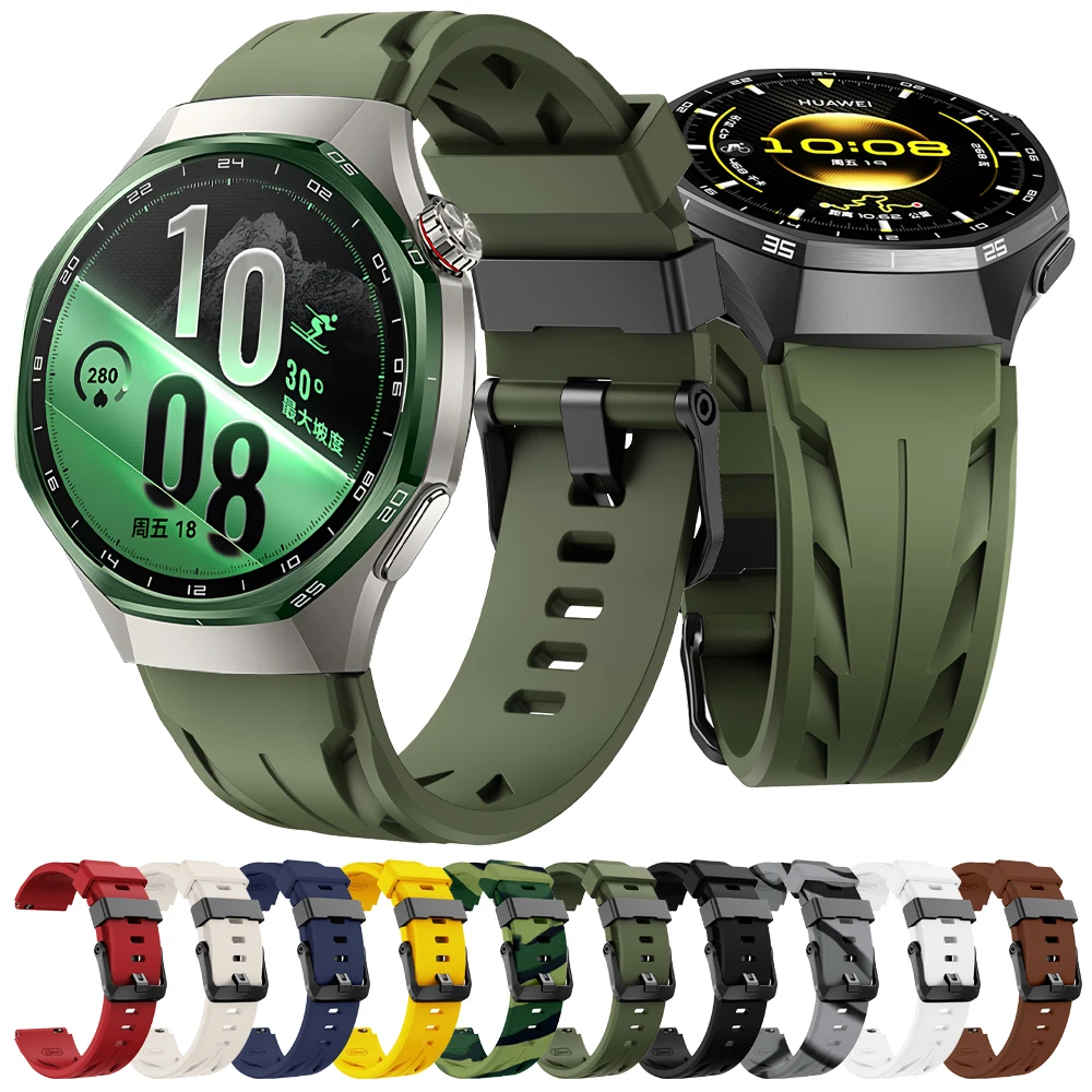 Фото 22-мм силиконовый ремешок для HUAWEI WATCH GT 7 Pro GT6, сменный браслет для HUAWEI GT7 6 5 4 46 мм, аксессуары №1