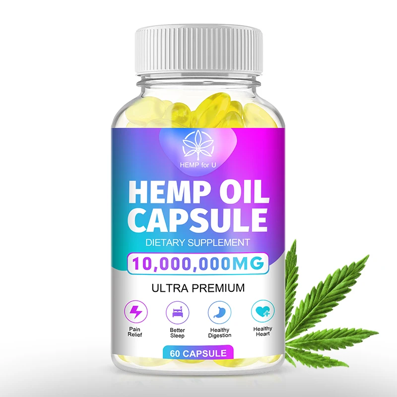 

Масляные капсулы H E M для облегчения боли, снятия стресса и тревоги, Антивозрастная поддержка суставов/шеи/ног, поддержка боли, здоровье, ухо...