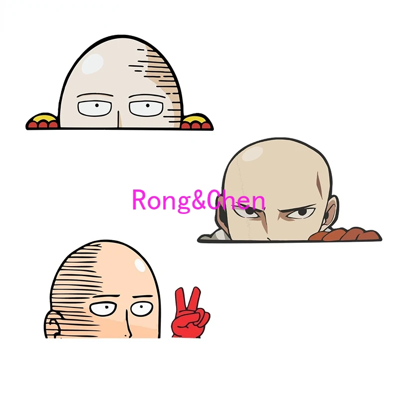 

Rongchen Trading Car Sticker One Punch Man Sticker Peeker Funny Car DIY Waterproof Vinyl Material Assessoires Scratch-proof PVC