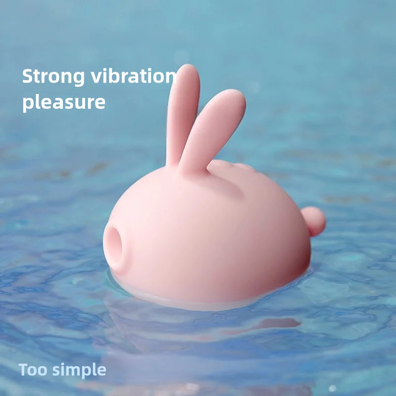 Фото Kistoy Too Simple Cute Rabbit Massager-Сосающий вибратор Секс-игрушка для женщин-вибраторы для точки G Стимулятор клитора для пары №3