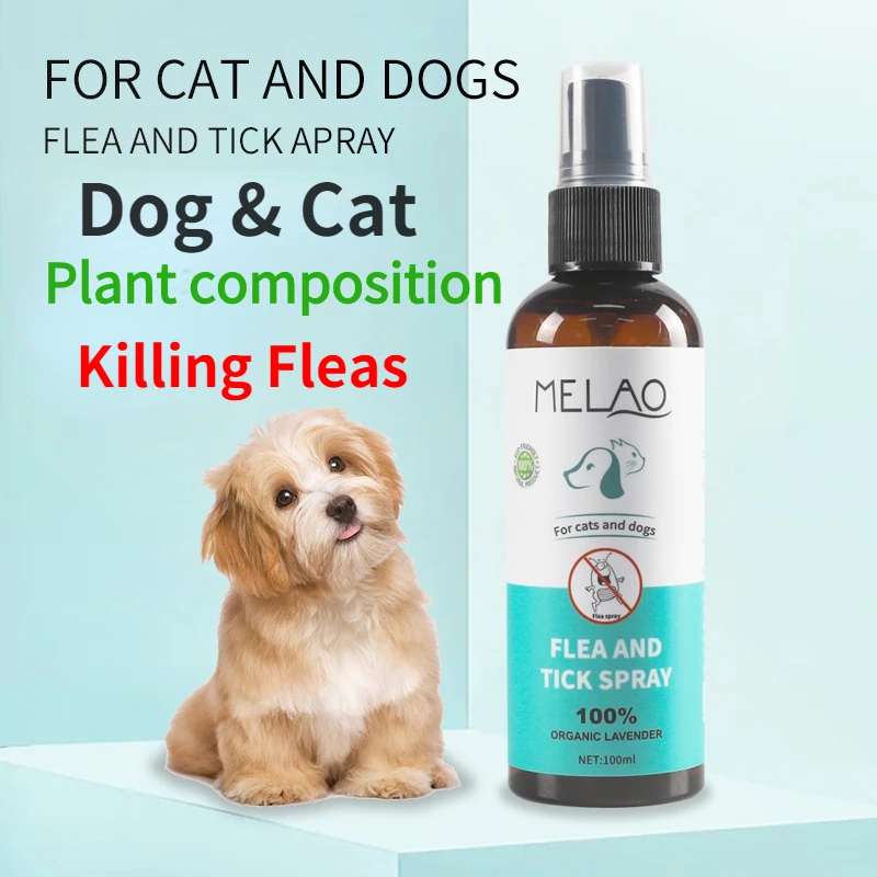 

Flea & Tick Easy Spray,Flea Treatment for Dogs & Home,Flea Killer with Certified Natural Oils,Plant Safe,Pet Coat Spray Cleanses