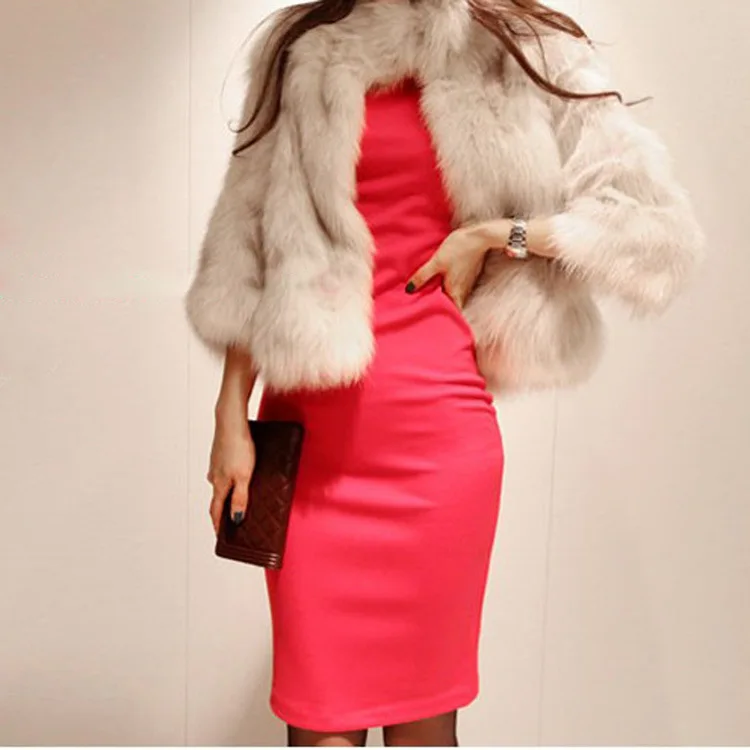 Promotion Coats Women's Winter Coats Fur Thick Winter Office Lady Other Fur Yes Real Fur Women Vest enlarge