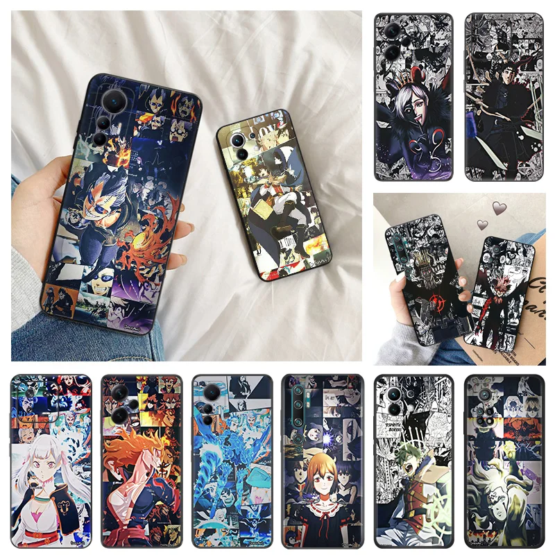 

Comic Black Clover Anime Soft Phone Cases For Redmi A1 10A 10C 11 Prime RedmiNote 12 Pro 11SE 11S E 11T 10 Lite 10S Matte Cover