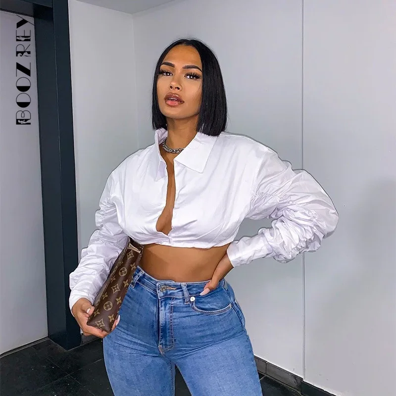 

Сексуальный укороченный топ BoozRey Bladerdeeg, Модный укороченный топ Slanke Vrouwelijke с повседневвечерние кой, клубный уличный Топ