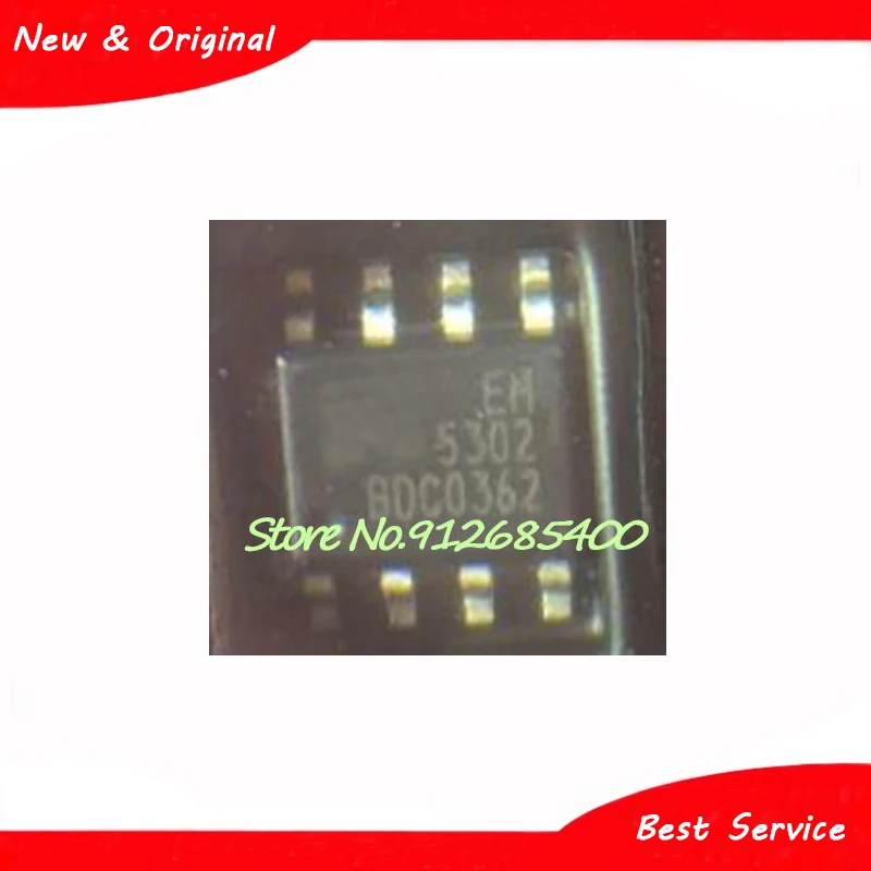 

10 Pcs/Lot EM5302AGE EM5302 SOP8 New and Original In Stock