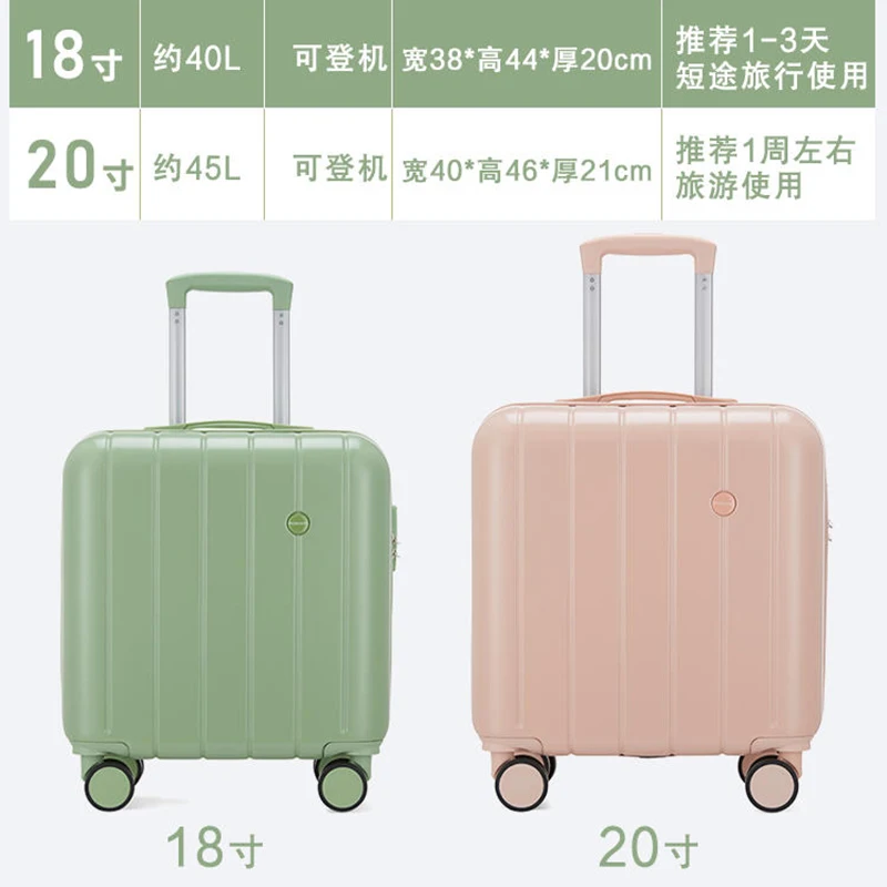 Маленький чемодан женский маленький легкий дорожная коробка мужской 20-коробка с