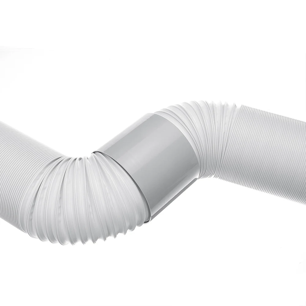 

Durable Hot New Practical Pipe Connector Air Conditioner Exhaust Hose Portable Tube Window ∅150/∅130mm Channel