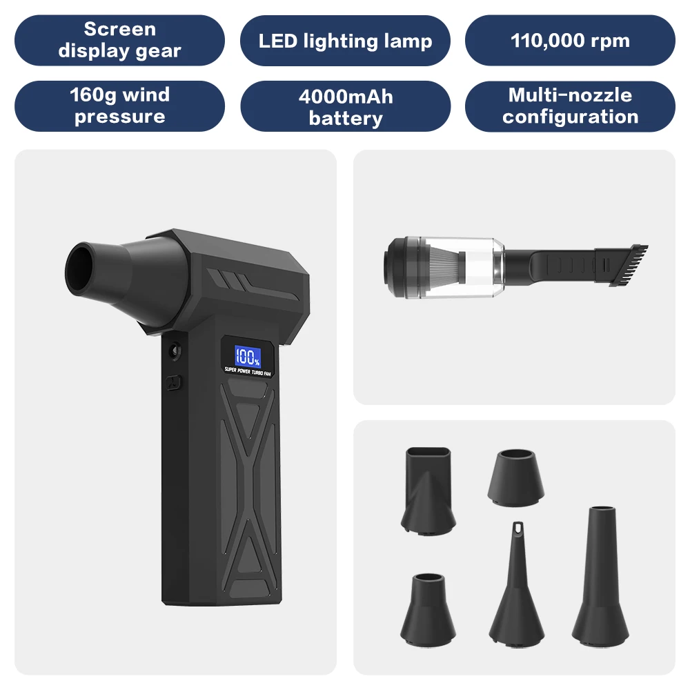 

P70 Высокоскоростной ручной вентилятор-пылесос