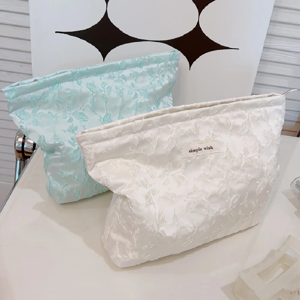Cotton Ladies Inner Storage Handbag Cosmetic Bags For Women Travel Makeup Flower Baby Diper Girl Sanitary Napkin Organizer Pouch