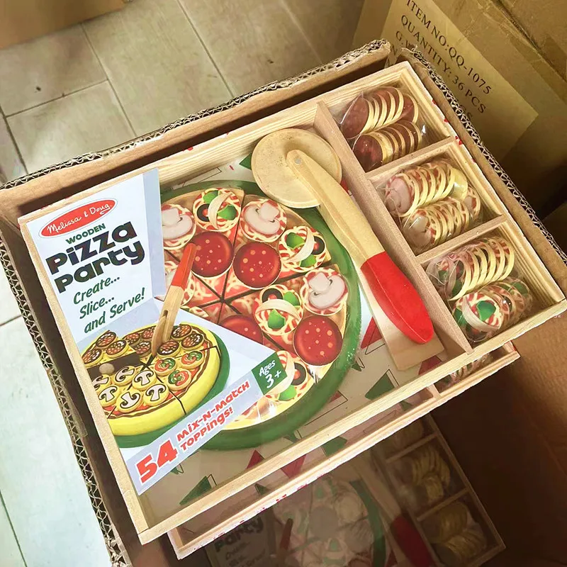 

Children New Imitation Play House Wooden Canteen Simulate Sales Store Grocery Store Shelf Puzzle Shopping Cart Holiday Gift