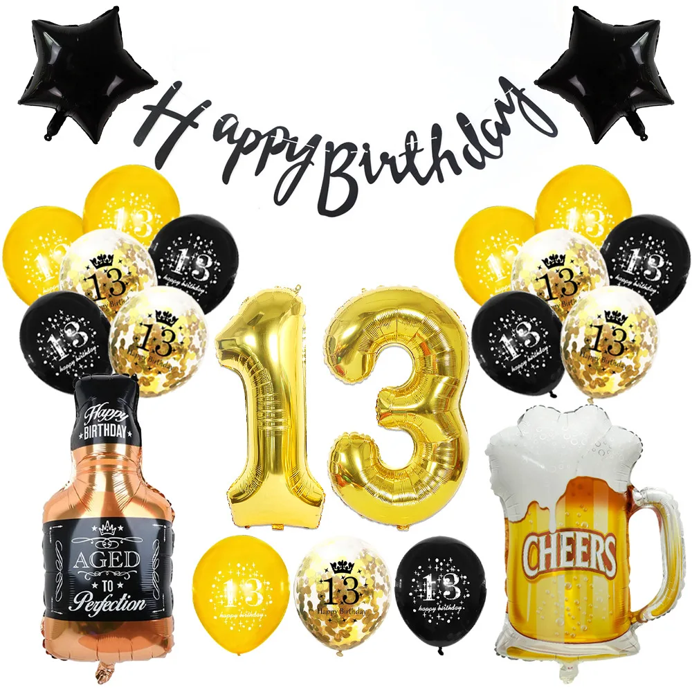 Комплект воздушных шаров из алюминиевой фольги 22 шт./компл. |