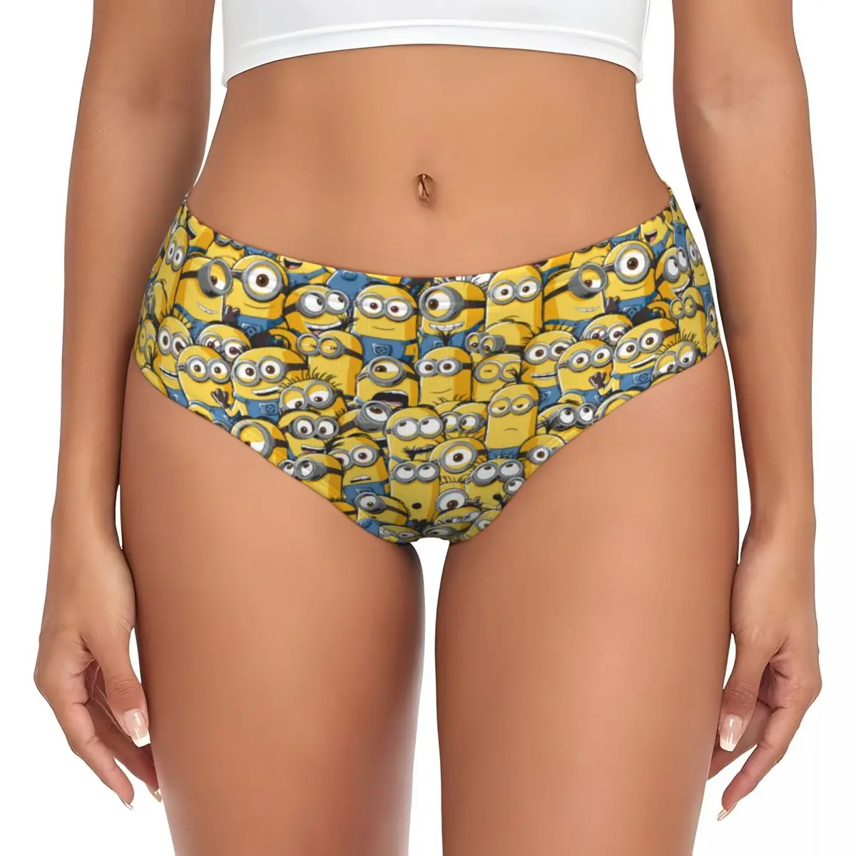 Аниме трусики с миньонами на заказ женские удобные эластичные мультяшным нижнее