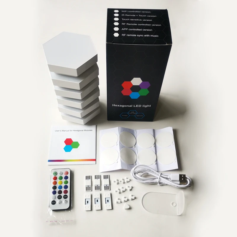 

Tehoi Светодиодный ночник, набор из шестиугольных ламп