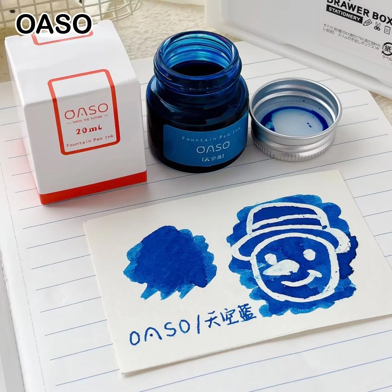 Фото Чернила для перьевых ручек OASO, 20 мл, различные цвета, в стеклянных флаконах, для Jinhao, Hongdian, Majohn, школьных и офисных принадлежностей, канцелярия. №3