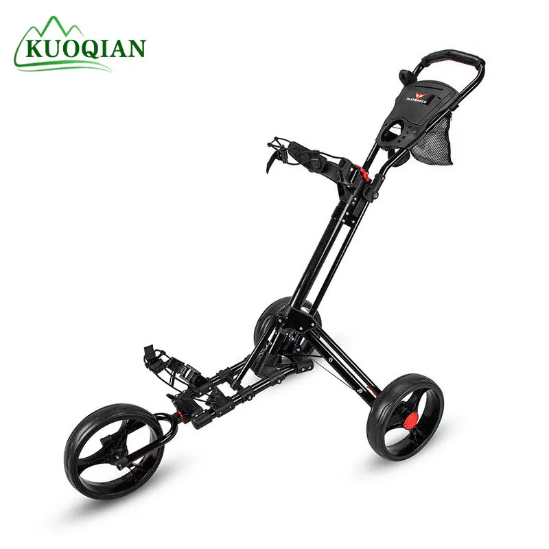 Trolley With Umbrella Stand Golf Cart Bag Carrier