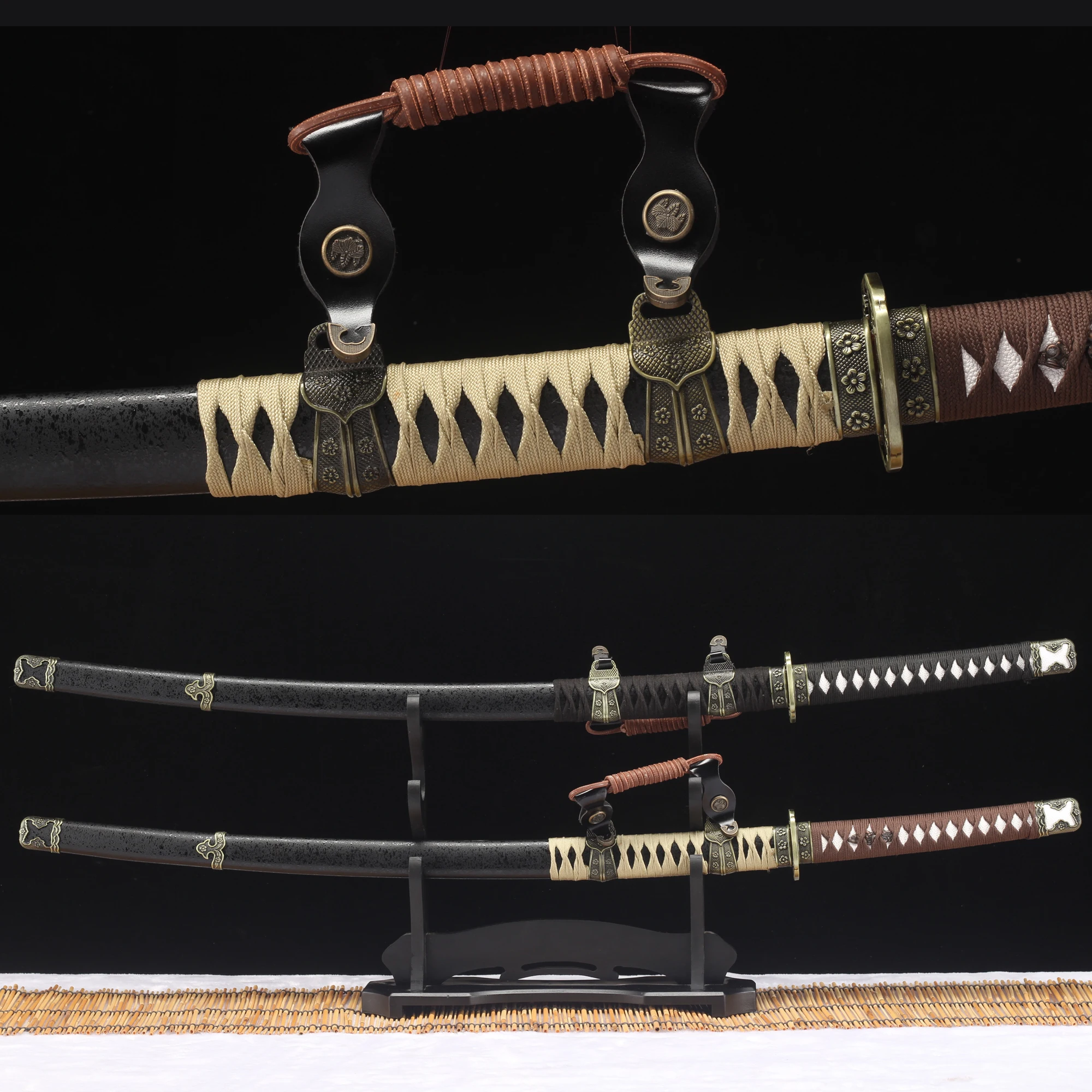 

Collection Grade Japan Katana Iaido High Quality 103cm Wood Sword Bushido Training Cassia Siamea Cosplay Wall Decoration