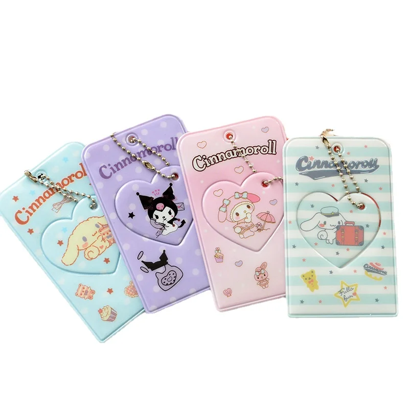 

Новинка Sanrio аниме Корица собака Мелодия любовь мультфильм ins ветер фото карточка подвеска брелок набор карточных ключей женский альбом для ...