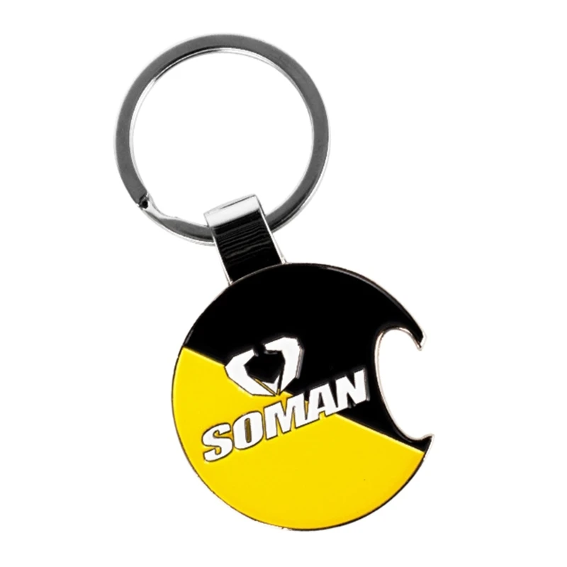 

094D Bottle Opener Keychain Beer Wine Bottle Corkscrew Beverage Bottle Opener