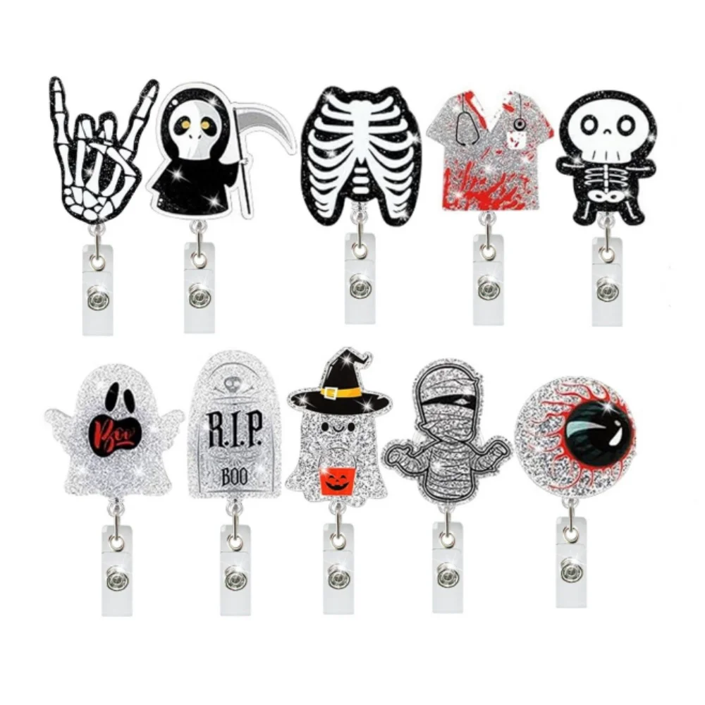 Держатель для документов с вращающимся именем на клипсе