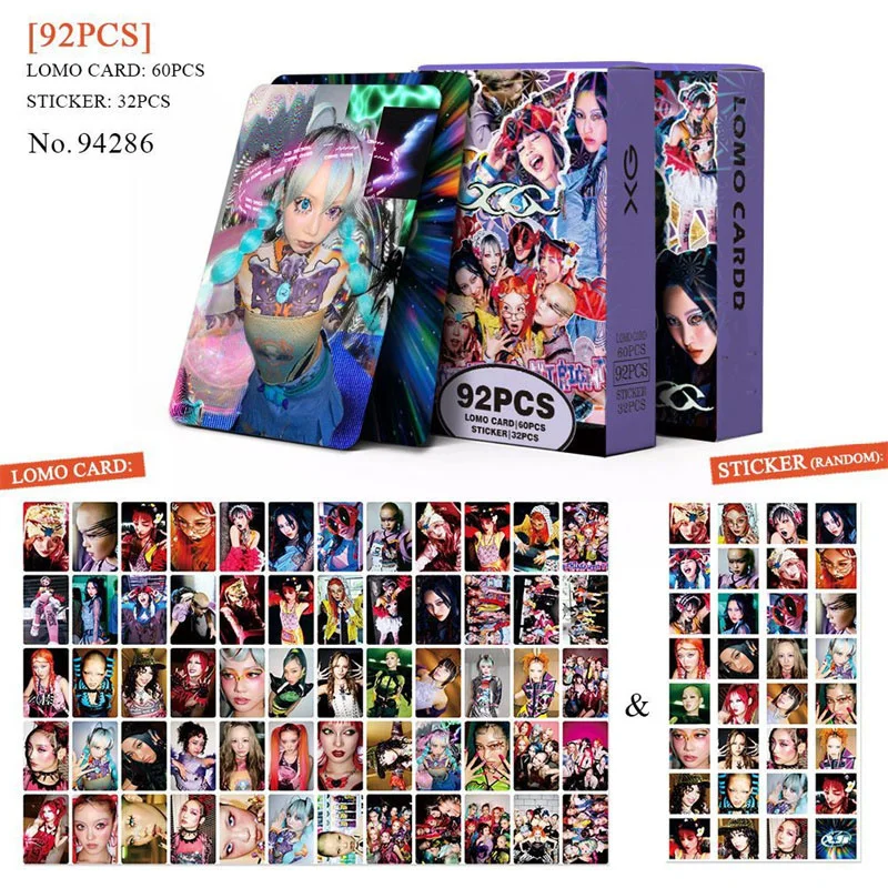 92 шт./компл. XG Girl Group Album LOMO Card Fan Support Sticker Открытка Фотокарта HARVEY COCONA CHISA Коллекция