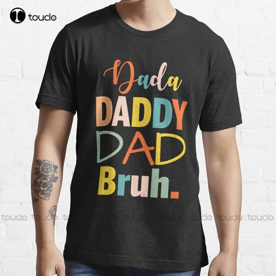 

Dada Daddy Dad Bruh, Best Dad Father'S Day Gift Idea I Went From Dada To Bruh Trending T-Shirt Black Shirts Xs-5Xl New Popular