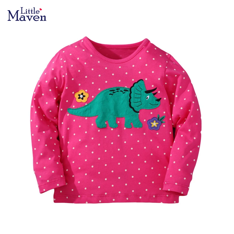 

Платье хлопковое с длинным рукавом для девочек 2-7 лет