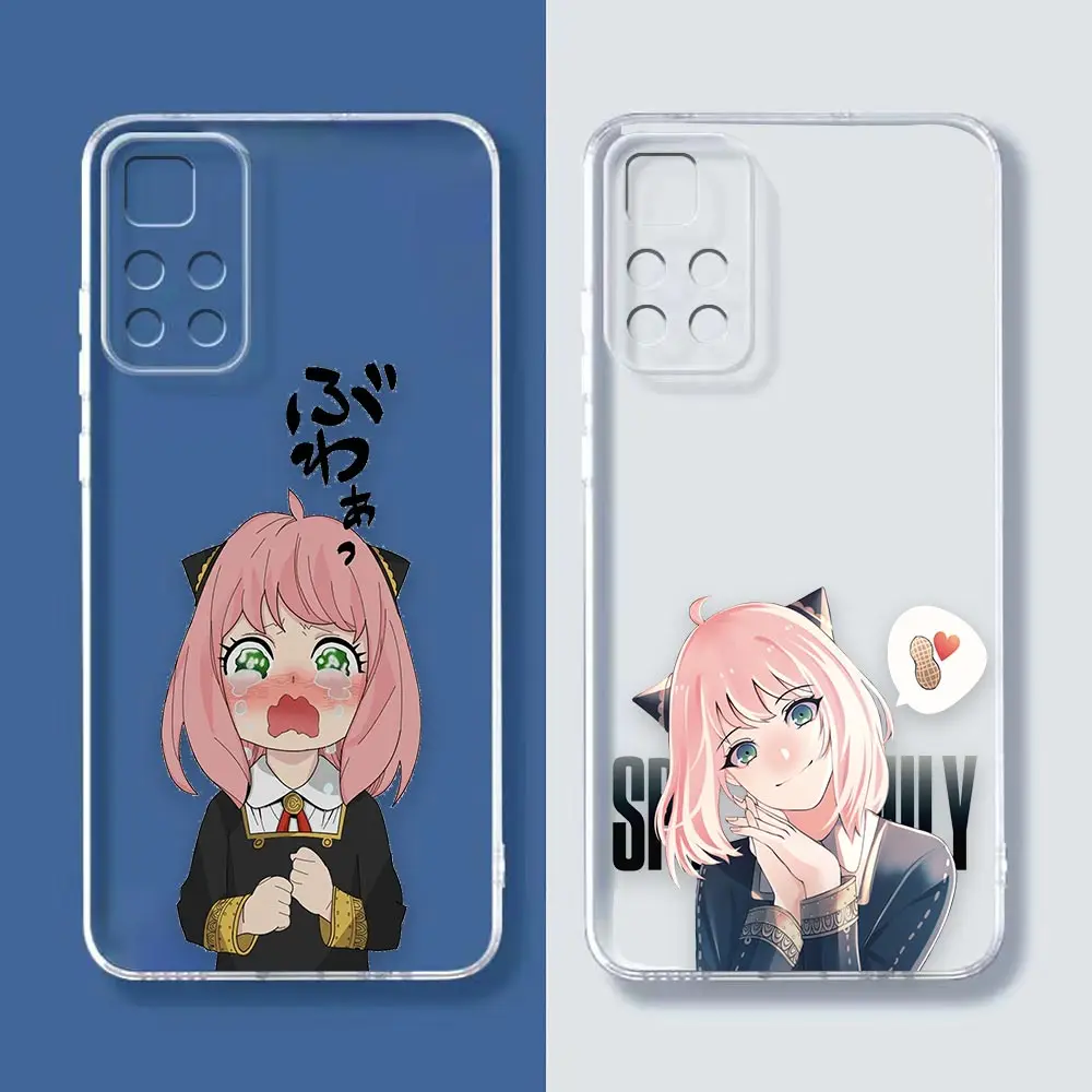 

Clear K40 Case For Redmi K40 NOTE 11 11S 11T 11S 10 10S 9 9T Funda 9S 8 7 PRO PLUS MAX 5G 4G Case Para Anya Spy X Family Funny