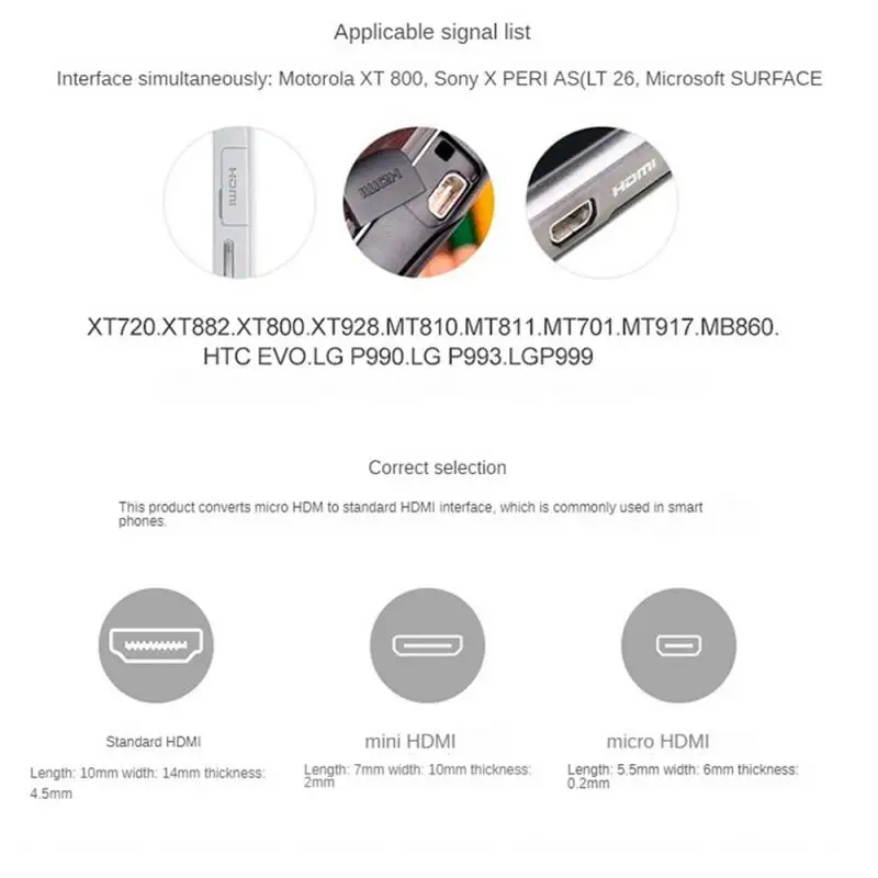 1 ~ 10 шт. Новый универсальный адаптер Micro -M to -F переходник type D-Female для Microsoft Surface RT