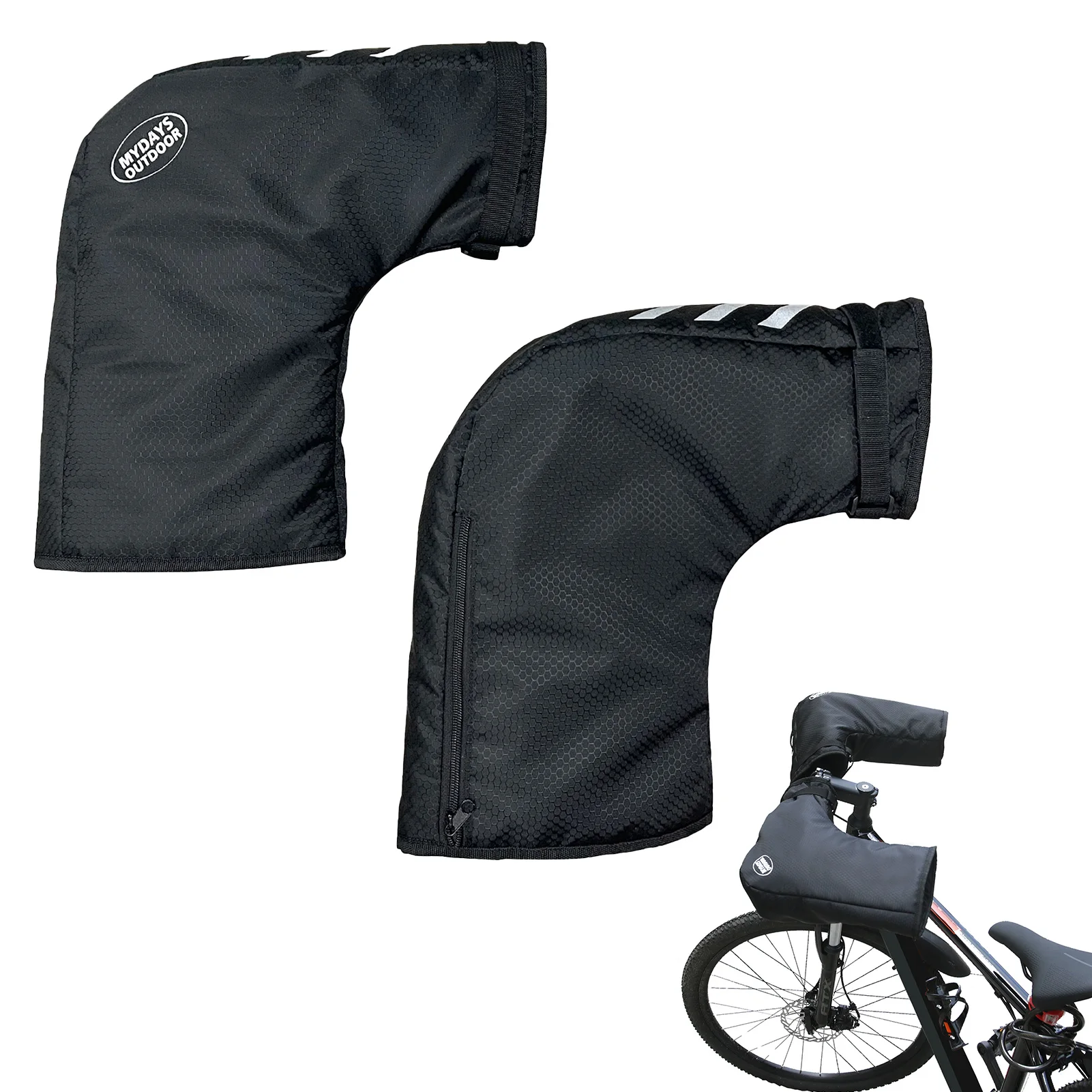 

Man Women Motorcyclist Cycling Handlebar Gloves Electric Bike Accessories Reflective Bicycle Warm For HONDA Mountain Gloves