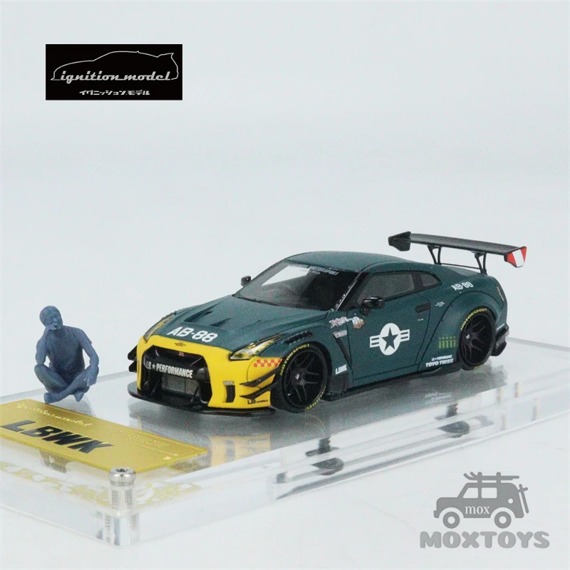 

IG 1:64 LB-WORKS Nissan GT-R R35 type 2 Matte Green with Kato Model Car