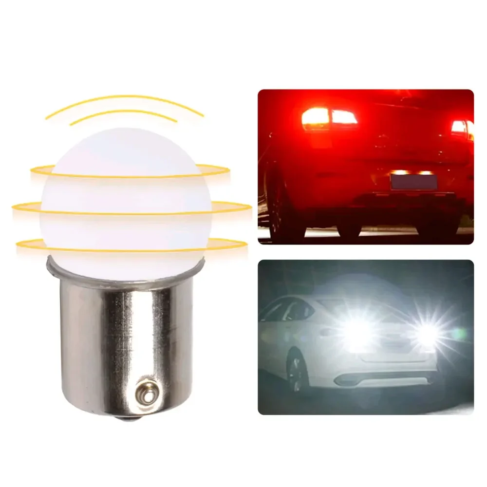 

1 шт. Универсальные Автомобильные стоп-сигналы автомобильные 1156 1157 Светодиодная лампа фонарь P21w P21/5w сигнал поворота автомобильное освещение мотоциклетная автомобильная лампа аксессуар