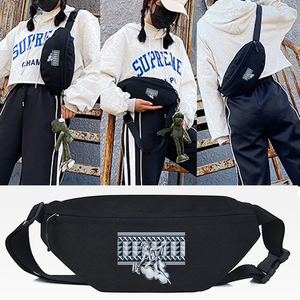 

Waist Bag Women Chest Bag Sport Belt Bag Men Shoulder Bag Cloud David Print Travel Purse Phone Pouch Fashion Travel Handbag 2023