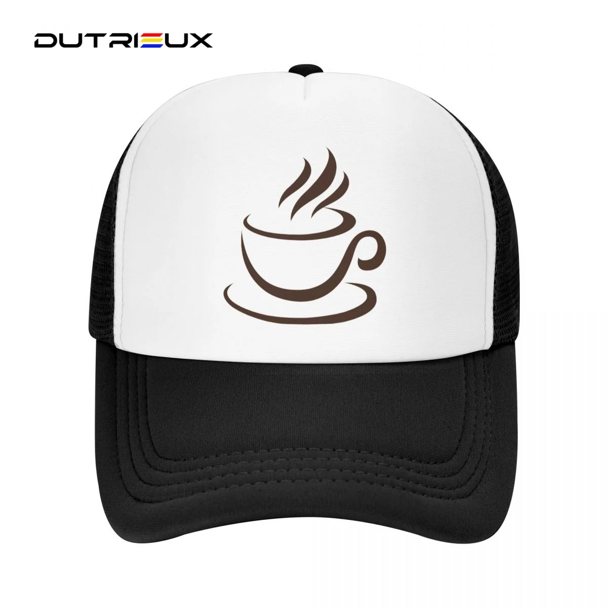 

Кофейная чашка значок модный бренд раньше мужские женские летние сетчатые шляпы Htas