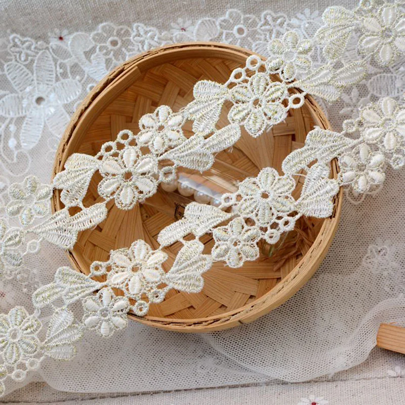 Кружевное украшение для платья 2 7 см x 1 метр