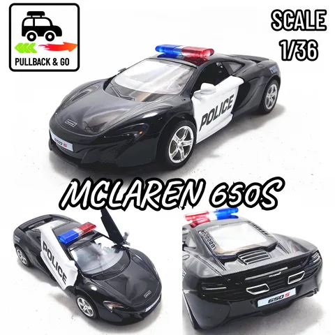 Модель автомобиля Mclaren 1/36 S Pullback 650 года, Лицензионная Лицензированная модель автомобиля, копия масштаба, подарок на Рождество, детская игрушка для мальчиков