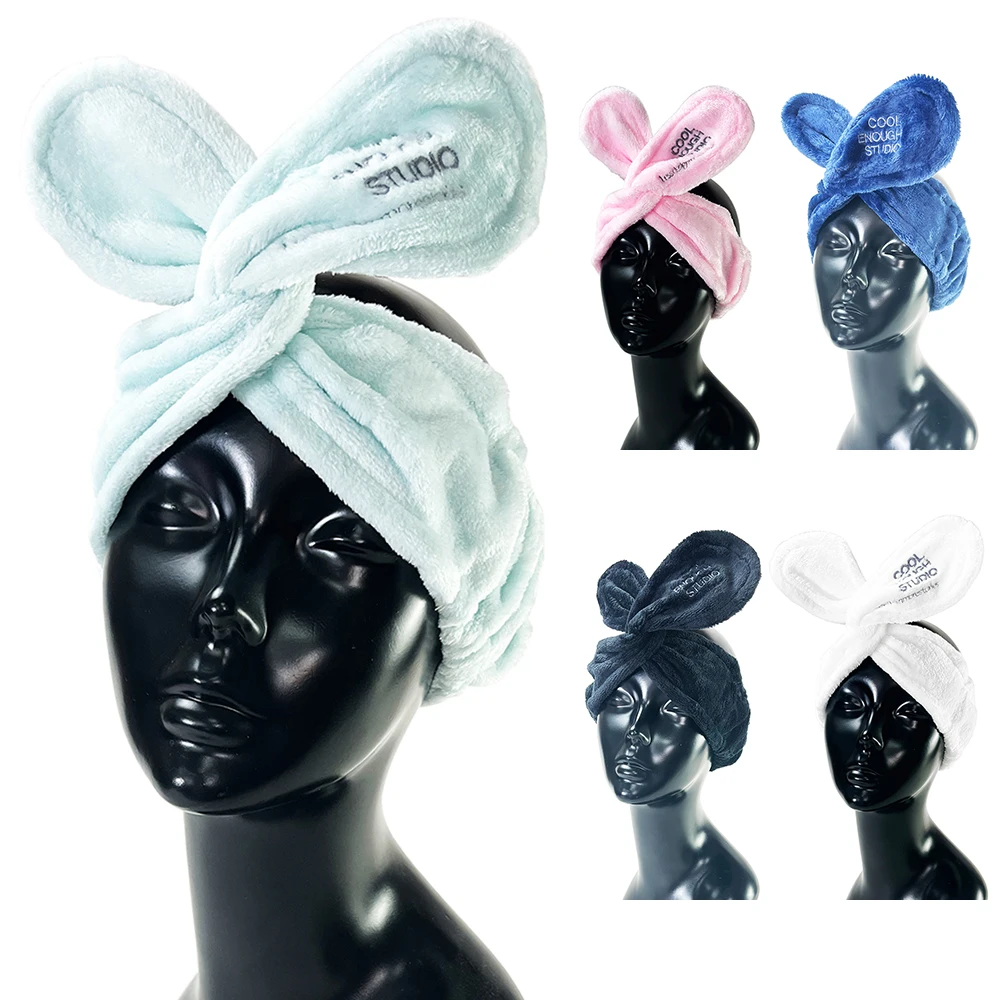 Bunny Ears Hair Accessories Elastic Headband Adjustable Wide Hairband Makeup&Wash Face Cosmetic Headband Big Hairband Headwrap