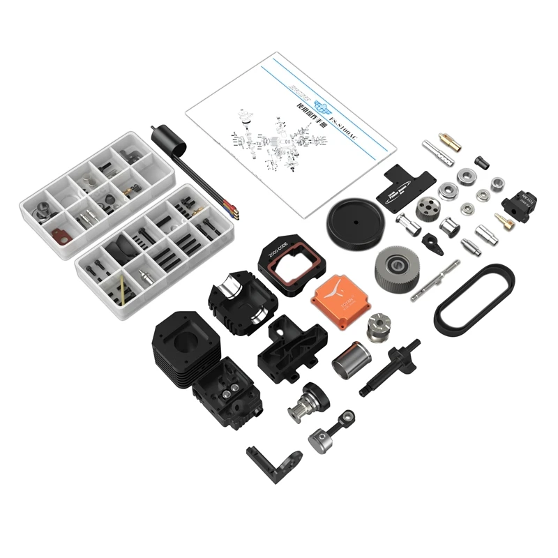 

4-тактный метаноловый двигатель TOYAN, модель для самостоятельной сборки, двигатель, набор для самостоятельной сборки для 1:10 1:12 1:14 модели авто...