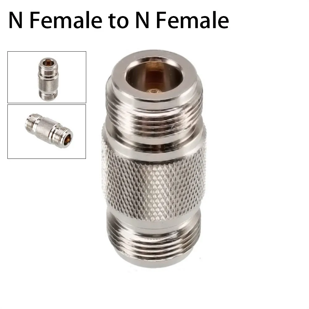 

1pc N Female To N Female Adapter Helium Antenna Cable Converter High-quality Gold-plated Copper Adapter