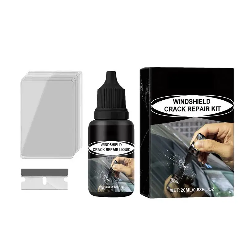 

Эффективная жидкость для ремонта автомобильного стекла, профессиональный набор для ремонта трещин и царапин на лобовом стекле автомобиля с жидкостью для ремонта 20 мл