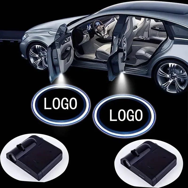 2 шт. беспроводная лампа-проектор Tesla BMW