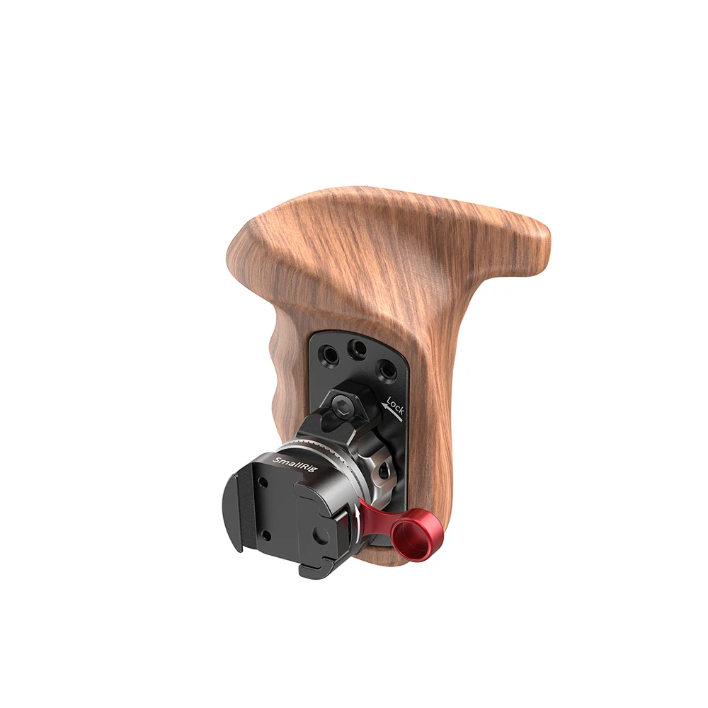 Быстросъемная ручка SmallRig для камеры с левой/правой стороны деревянная