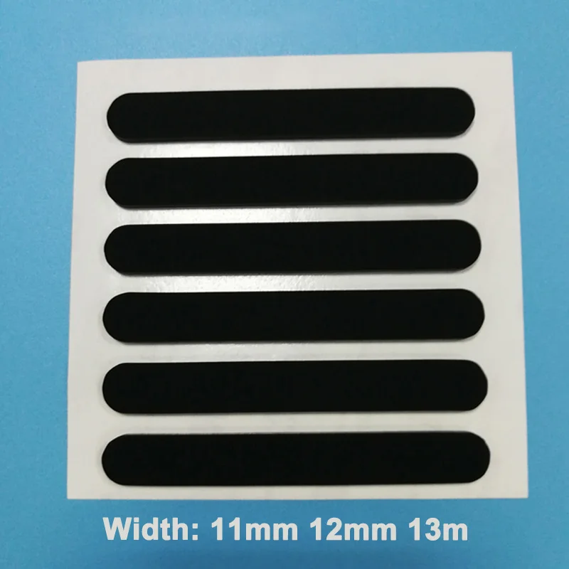 

10pcs Width 11/12/13mm Anti-slip Self Adhesive Silicone Rubber Oval Mat Cabinet Equipment Feet Pad Floor Protectors Thick 3mm