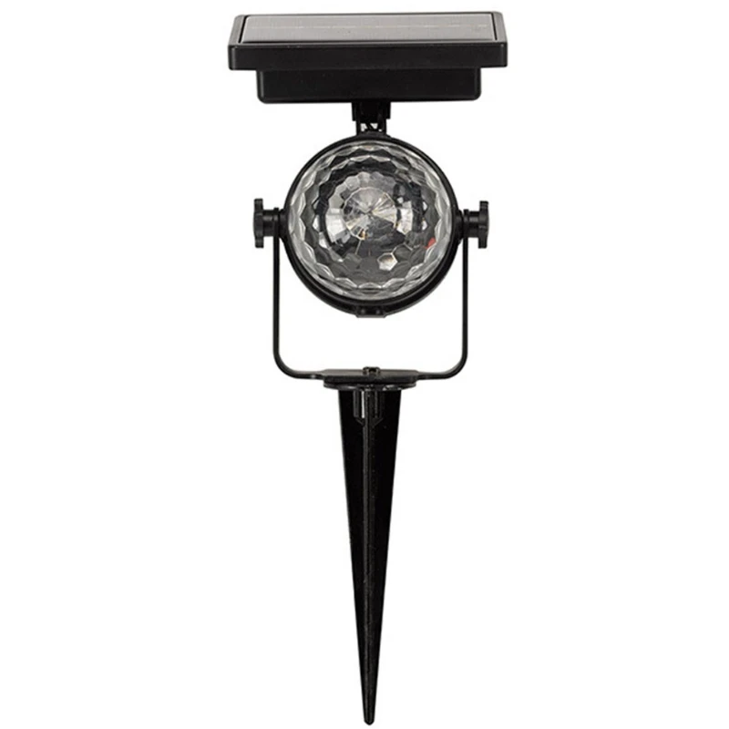 

Outdoor Solar Garden Disco Ball Party Lights Portable Rotating Strobe Light
