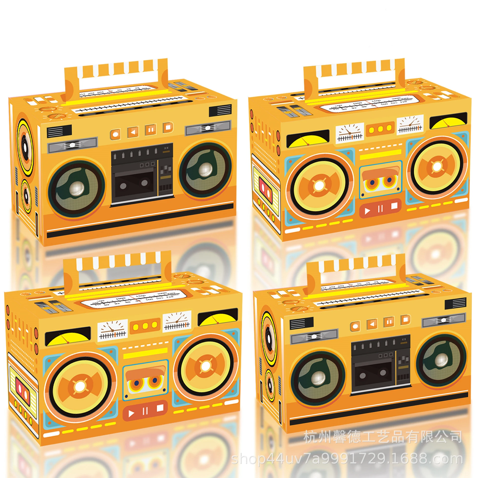 

Бумажные коробки для вечеринок 80-х