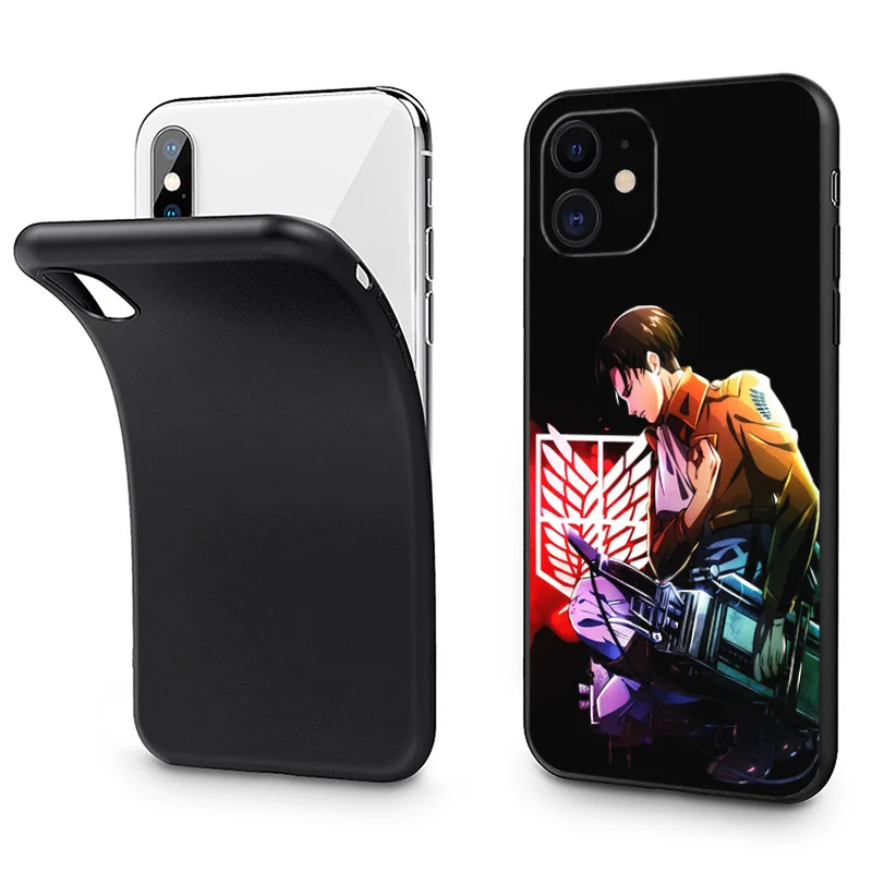 Для iPhone 13 12 11 Pro Max Mini XS XR X 7 8 6s Plus SE 2022 Levi чехол с мультипликационным принтом атака