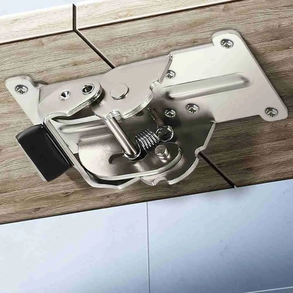 

0/90/180 Degree Furniture Brackets Table Leg Fittings Fold Feet Hinges Self-Locking Folding Hinge Support Frame