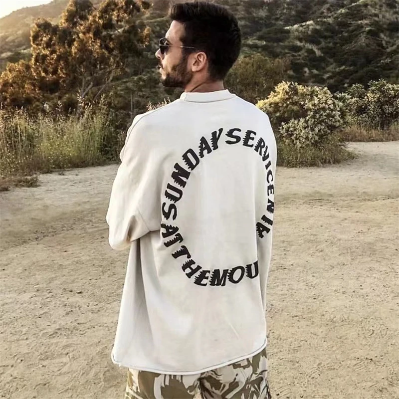 

CPFM KANYE Sunday limited foam printing oversized T-shirt high street tide brand summer loose casual men's short sleeves
