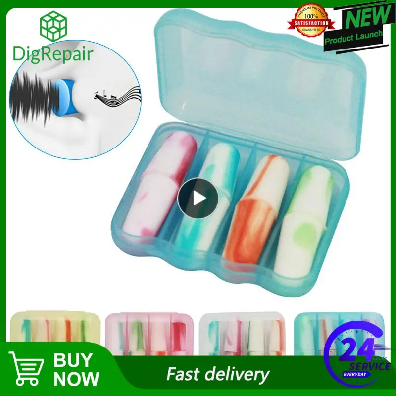 

1~10PCS Soft Earplug Sleep Noise Prevention Mute Earplugs Study Sleeping Sound Insulation Snore Noise Reduction Improve Sleep